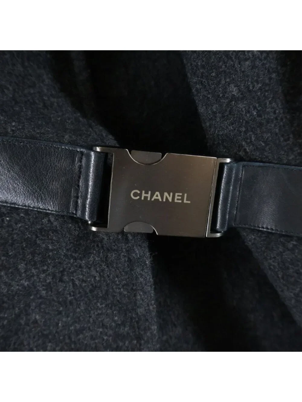 Chanel Vintage Wool Wrap Coat